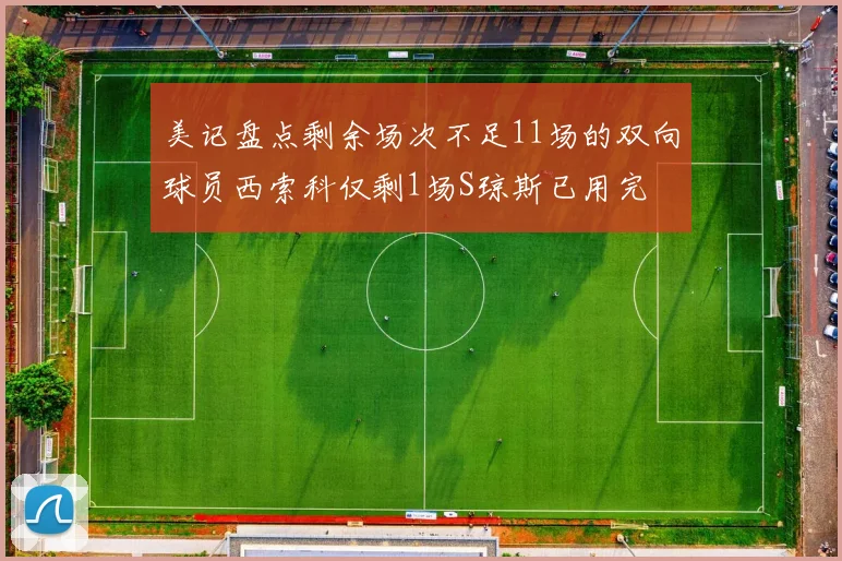 美记盘点剩余场次不足11场的双向球员西索科仅剩1场S琼斯已用完